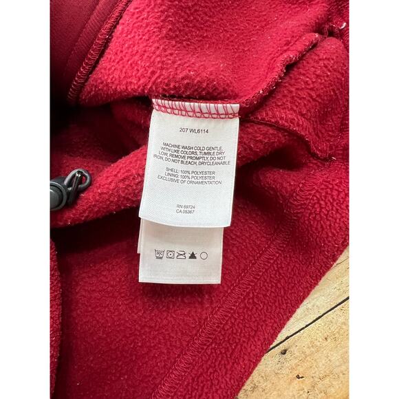 Columbia Sportswear Women's Size M Red Zipper Front Fleece Jacket 207-WL6114 - Picture 8 of 9